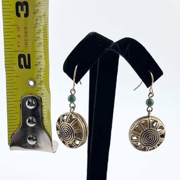 LOT of 4 PAIRS fun pierced earrings dangly assorted colors - Picture 5 of 8